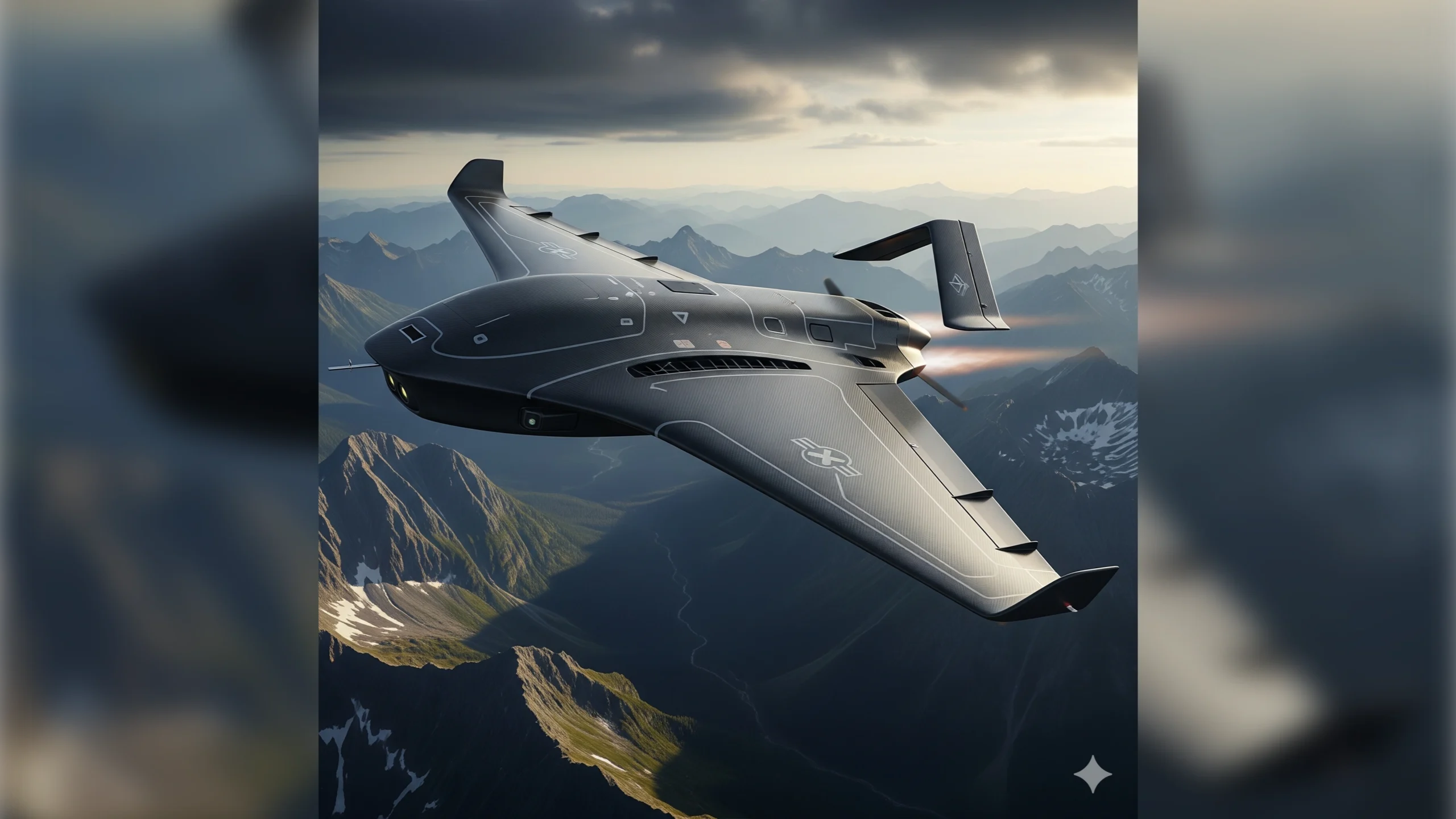 DRDO Ghatak Stealth Drone UCAV Concept Art