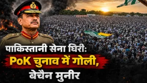 पाकिस्तानी सेना फील्ड मार्शल मुनीर की चुनौती POK चुनाव में हिसा